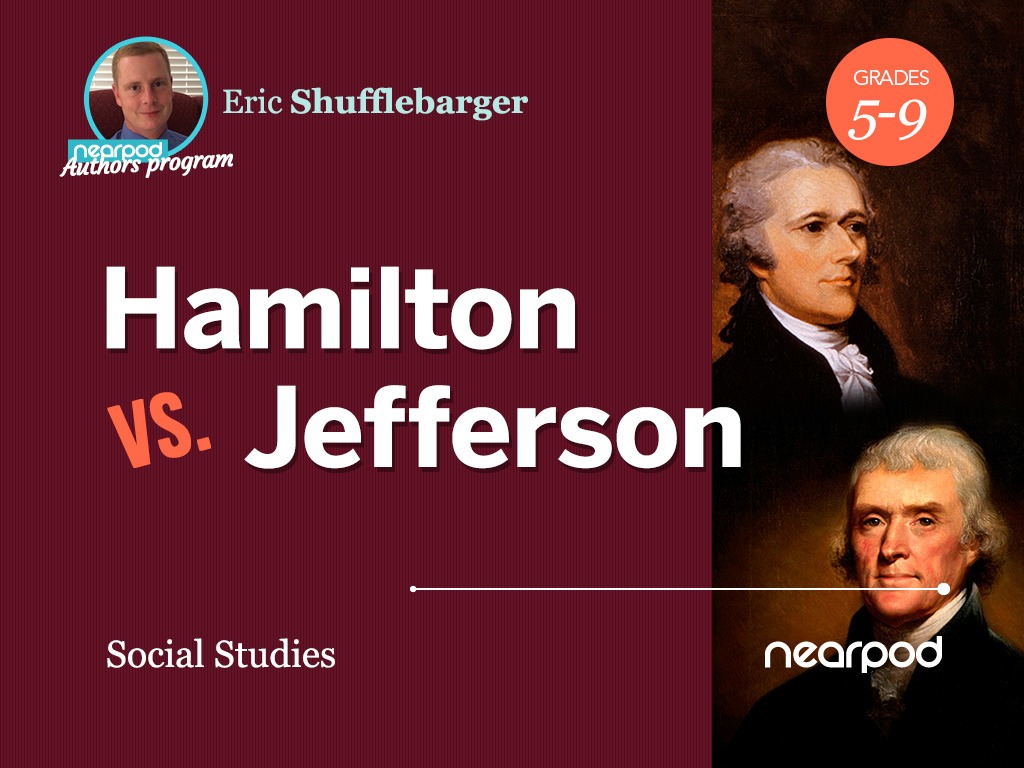 Hamilton vs Jefferson lesson cover